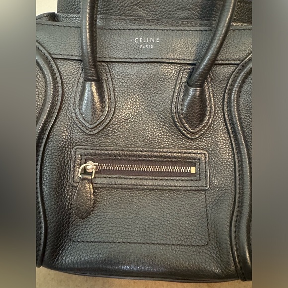 Celine Mini Nano Bag Black Leather - Picture 4 of 13